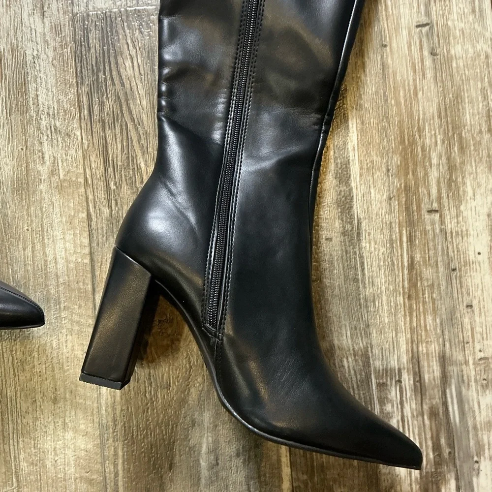Wild Pair Black Boots Size 9 - Picture 6 of 12